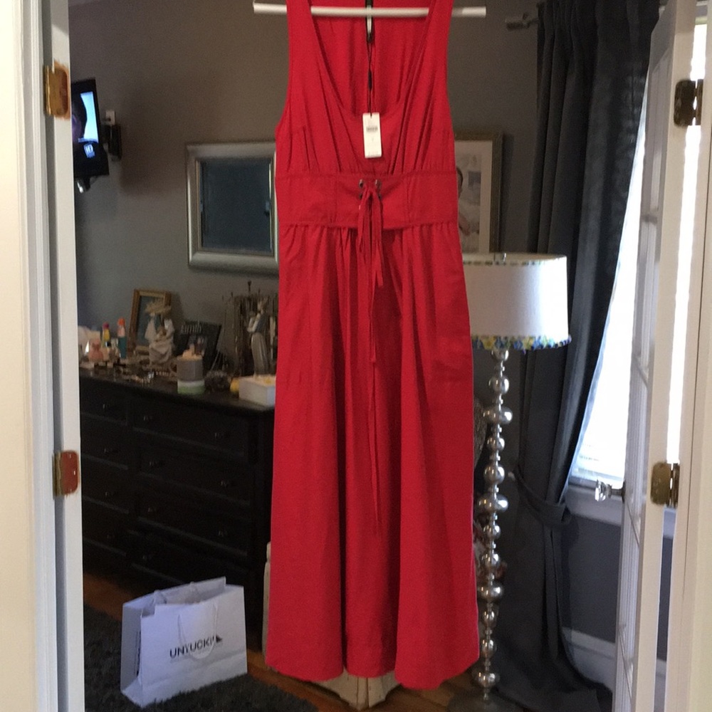 Red dress